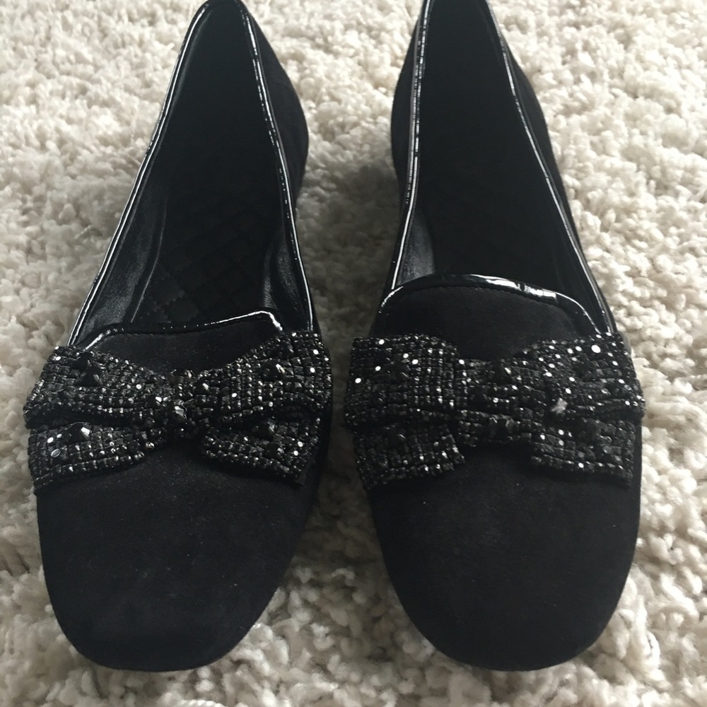 Tory Burch shoes, black suede size 9.5